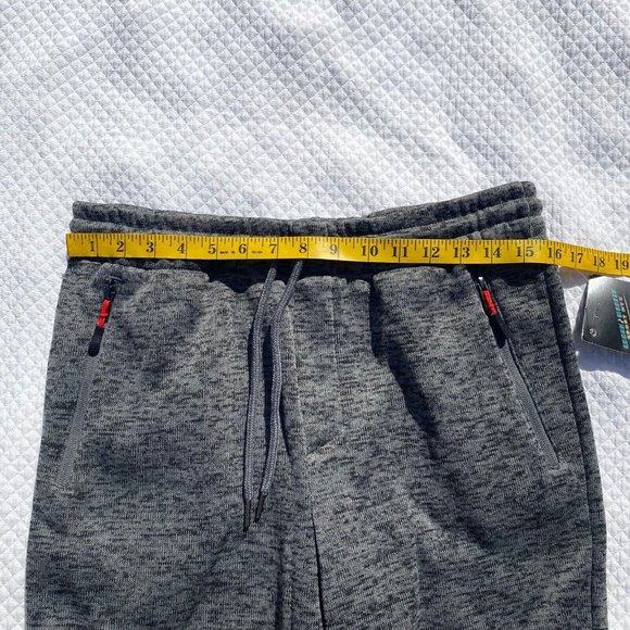 NWT Logan & Martin Jogger Pants Mens Medium Gray zip closure Pockets Drawstring - Picture 8 of 10